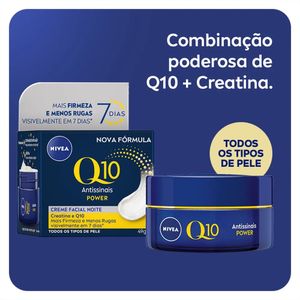 Nivea Creme Facial Antissinais Q10 Power Noite 49g