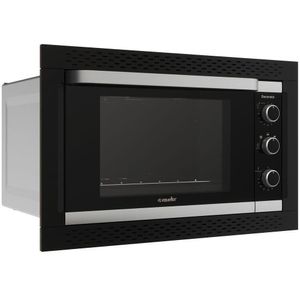 Forno Elétrico de embutir decorato Preto 44L 220V