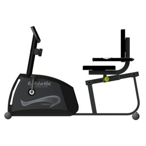 Bicicleta Horizontal Athletic Training 8 Níveis De Esforço Suporta 140kg