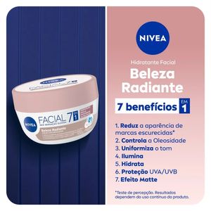 Creme Facial Nivea Beleza Radiante Uniformizador 100g