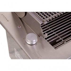 Churrasqueira Elétrica Grill Diamond Premium Com Tampa Titan 220v