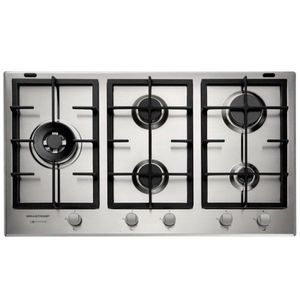 Cooktop Brastemp 5 Bocas Gourmand Bdk90Dr Inox 220V