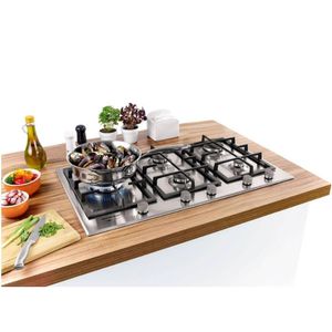 Cooktop Brastemp 5 Bocas Gourmand Bdk90Dr Inox 220V