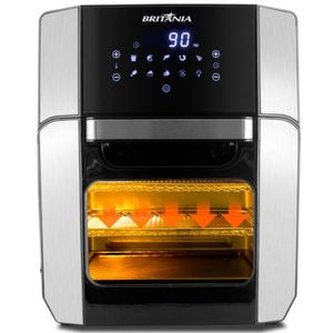 Fritadeira Air Fryer Britania Oven 1800w 4 Em 1 Bfr2100 - 063802064 Preto 220 Volts