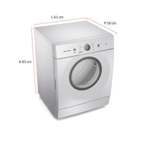 Secadora de Roupas Brastemp Piso 10Kg Branca BSR10BB - 220V (Avariado)