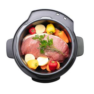 Panela de Pressão Elétrica Digital Gallant 4L GPP04 15 Funções Clique E Pronto Inox 1000W 127V