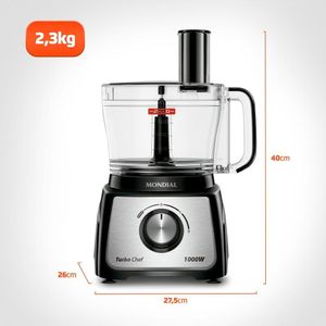 Multiprocessador Turbo Chef 7 Em 1 Mondial - Mpn-01-be 127v