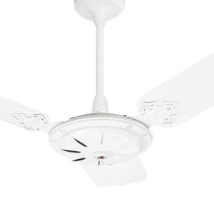 Ventilador De Teto Venti-delta New Comercial Eco Com 3 Pás Branco 220v