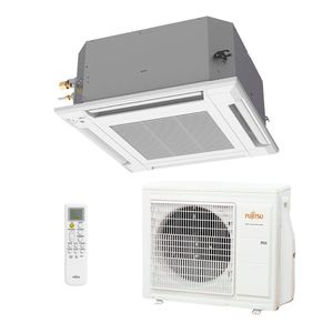Ar Condicionado Split Cassete Inverter R-32 Fujitsu 24000 Btus Q/F 220v Monofásico Aubh24kvba