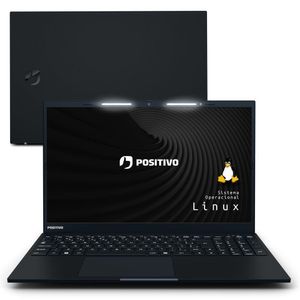 Notebook Positivo Vision R15 AMD® Ryzen 5-5500U Linux 16GB RAM 512GB SSD 15.6 Full HD Lumina Bar Preto