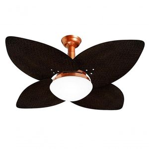 Ventilador Teto Jet Aspen Venti-delta Cobre Rattan Mr 110v