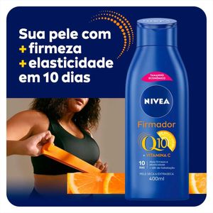 Loção Hidratante Nivea Firmador Q10 + Vitamina C para Pele Seca a Extrasseca 400ml