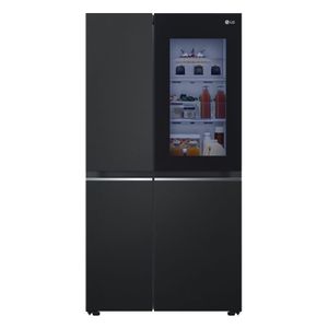 Geladeira Smart LG Side by Side Inverter 647L Black Inox GC-V257SQV