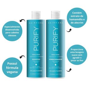 Kit Jacques Janine Purify Shampoo 450ml + Condicionador 440ml