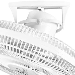 Ventilador De Teto Venti-delta 360° Oscilante 50cm Branco Bivolt