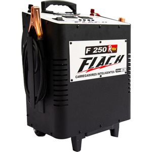 Carregador de Bateria Inteligente 12V 120A 1440W com Auxilio de Partida Bivolt Flach F250 RNEW