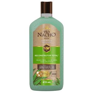 Shampoo Tio Nacho Reconstrutor Total 100% Orgânico e Geleia Real 415ml