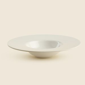 Prato para Risoto Oslo Cerâmica Branco 28cm - A\CASA