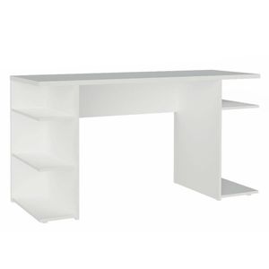 Mesa Para Computador Escrivaninha Branco Branco