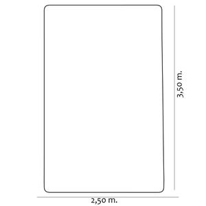Tapete Para Sala de Estar New Bouclê 2,50x3,50 Palha G57 - Tapetes São Carlos