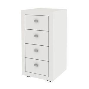 Gaveteiro para Escritório Home Office ME4133 MDP Branco G69 - Gran Belo