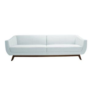 Sofá 4 Lugares Boomer 260cm PU Sintético Branco G15 - Gran Belo