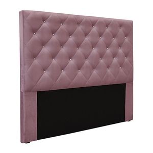 Cabeceira Decorativa Casal 1,40M Tàzio Veludo Uva G63 - Gran Belo