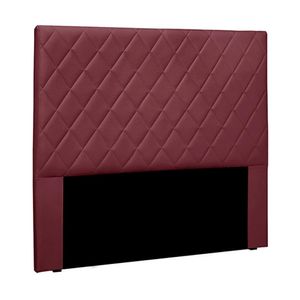 Cabeceira Decorativa Queen Size 1,60M Baelon Veludo Vinho G63 - Gran Belo
