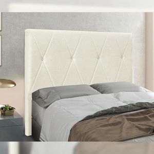 Cabeceira Decorativa King Size 1,95M Yves Linho Natural G63 - Gran Belo