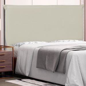 Cabeceira Decorativa King Size 1,95M Trento PU Marfim G63 - Gran Belo