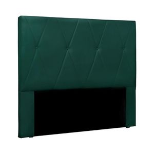 Cabeceira Decorativa Queen Size 1,60M Yves Veludo Verde Floresta G63 - Gran Belo