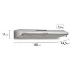 Depurador Electrolux Inox 80cm