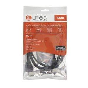 Cabo HDMI LINEA 3D 4K 1.5m