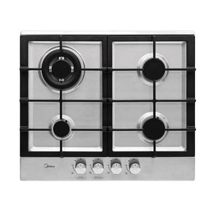 Cooktop Midea 4 Bocas Tripla Chama Inox CYA4B Bivolt