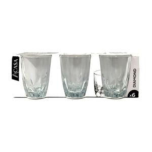 Conjunto de Copos Diamond 300ml com 6 Unidades - A\CASA