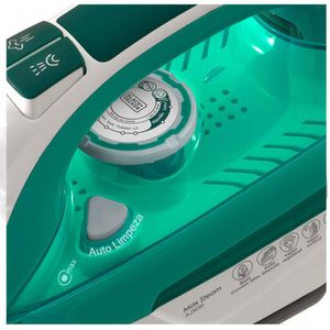 Ferro de Passar Roupa a Vapor Black & Decker Vertical Base Ceramic Gliss AJ3030 Verde