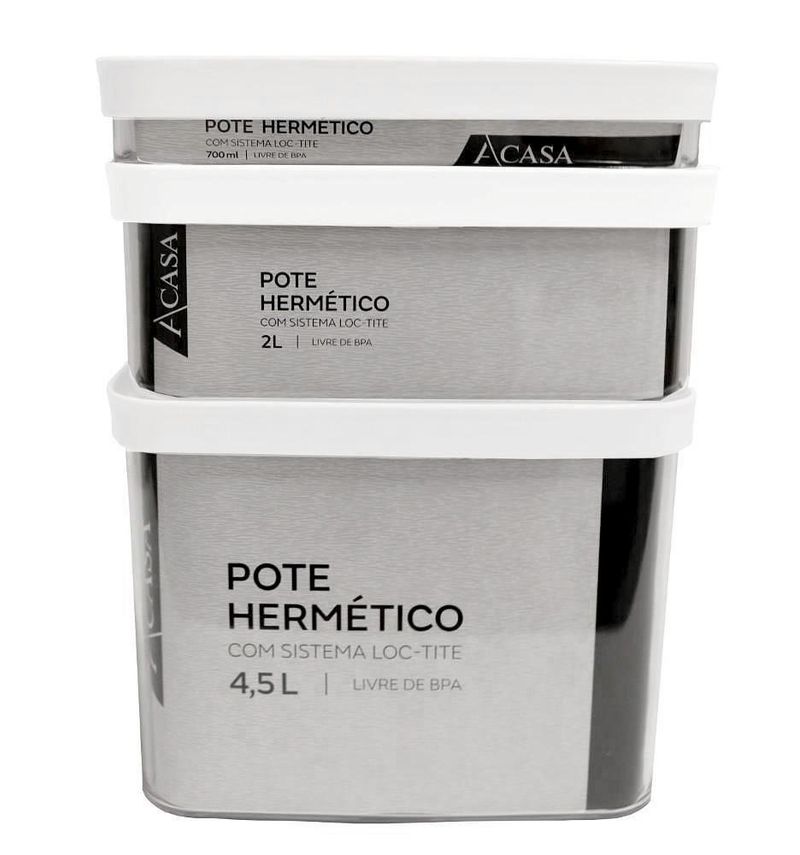 Pote Hermético 700ml A\CASA