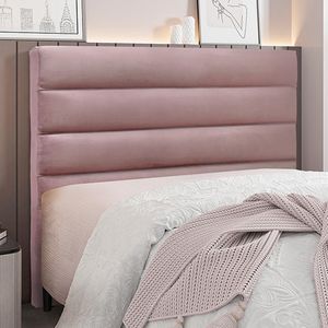 Cabeceira Decorativa Queen Size 1,60M Guess Veludo Lilás G63 - Gran Belo