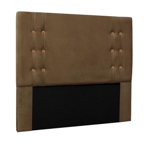 Cabeceira Decorativa 1,40M Kors Suede Caramelo G63 - Gran Belo