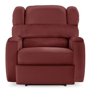 Poltrona do Papai Sala de Cinema Reclinável Kylie Power Elétrica PU Vermelho G23
