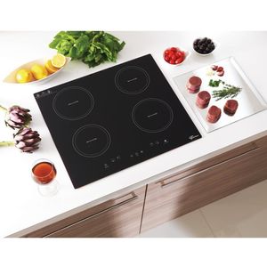 Cooktop de Indução Fischer 4 Bocas Mesa Vitrocerâmica 25943-56251 Preto 220V