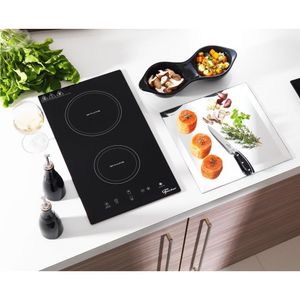 Cooktop de Indução Fischer 2 Bocas Mesa Vitrocerâmica Preto 220V