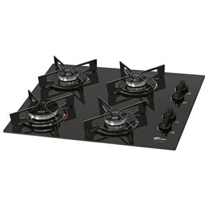 Cooktop 4 Bocas Fischer Fit Line 26342-57175 Preto Bivolt