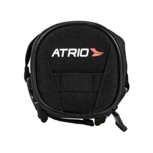 Kit 2 Bolsas de Selim BI093 para Bicicleta com Capacidade de 1 Litro Preto G06 - Atrio