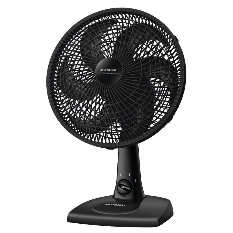 Ventilador Mondial Maxi Power Preto 30CM NV-156PFB 220V