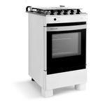 Fogão 4 Bocas Brastemp Branco BFO4NAB Bivolt