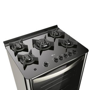 Fogão de Piso Fischer Gran Cheff 5 Bocas Inox com Grill