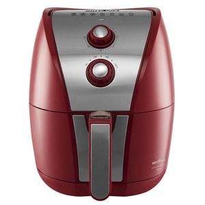 Air Fryer Britânia BRF11VI Inox Vermelha 4,4L 1500W