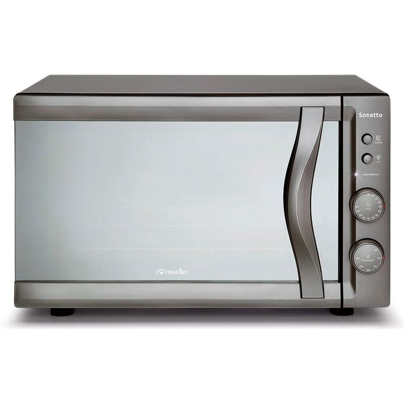 Forno-Eletrico-Mueller-Sonetto-Vidro-Espelhado-44L-220v