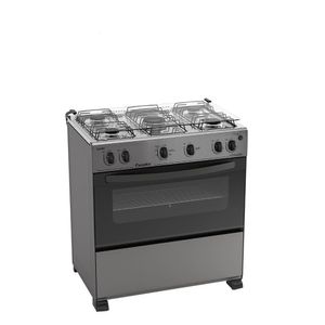 Fogão 5 Bocas Esmaltec Caribe Inox Bivolt